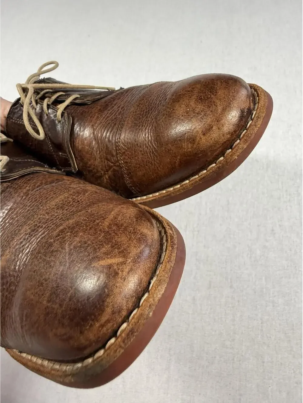 Allen Edmonds Oak Street Cap Toe Derby Shoes Oxfords Sz 12 D Brown Dainite Sole‎